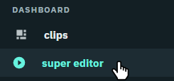 SuperEditor Dashboard